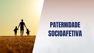 Paternidade socioafetiva [upl. by Adahs]