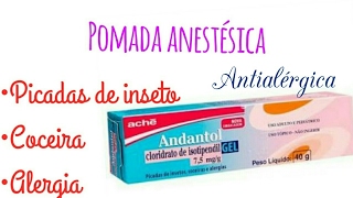 Resenha PomadaAndantol Gel [upl. by Naibaf]