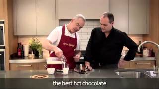 How to make a hot chocolate using an aerolatte milk frother [upl. by Notserp661]