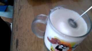 Aerolatte Review Frothing Cold Milk In Under 1 Minute [upl. by Deeraf534]