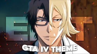 Aizen x Urahara  GTA IV Theme Edit [upl. by Nanreit]